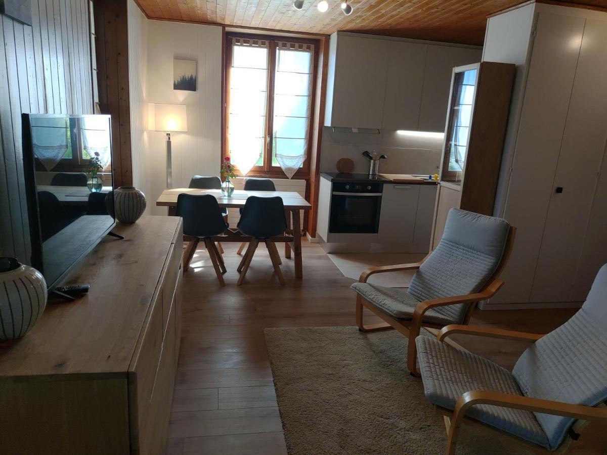 Studio Au Calme, Vue Imprenable Sur La Vallee Leysin Kültér fotó